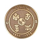 Korean War Veteran Grave Marker - In Cast Bronze