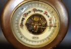 Vintage Stellar Wood Ship s Wheel Barometer West Germany