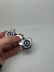 Trendy Gadget Fidget Spinner Silver Batman Style Relieve Anxiety Stress Autism