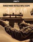 Pinty 3-9x40 Tactical Hunting Rifle Scope Red   Green Illuminated Rangefinder