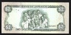 World Paper Money - Jamaica  2 Dollars 1987 Replacement Note Zz P69b   Crisp Vf 