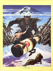 Rainier Beer William Stout Barbeerian Conquers Sasquatch Original Poster 1976 