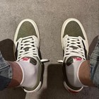 Travis Scott X Jordan Air Jordan 1 Low Og  medium Olive   Men s Size