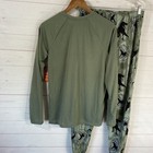 Wonder Nation Boys Dinosaur Glow In The Dark Pajama Set Fleece Bottoms Sz 18 2xl