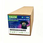 Us Stock Calca 13in X 164ft Reflective Colorful Pet Dtf Transfer Film Cold Peel