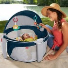 Fisher-price On The Go Baby Dome Portable Bassinet Play Space New On Box 