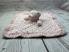 Petting Zoo Pink Teddy Bear Baby Lovey Plush Security Blanket Stuffed Animal Toy