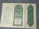 1913 Bank Of Rogers Arkansas Stock Certificate W E Talley Signed 50 Shares
