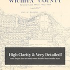 Old Map Of Wichita County  Tx 1924 - Vintage Texas Art