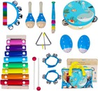 Montessori Wooden Percussion Instruments Set For Toddlers     Educational Fun 