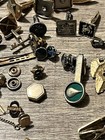 Lot Of Antique Vtg   Now Bar Pins  Tie shirt Clips  Tie Bars Cuff Links And Pins