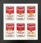    andy Warhol   Campbell s Soup Signed Vintage Print   Mounted And Framed