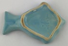 Morton Blue Ceramic Fish Spoon Rest Made In Usa Vintage Read