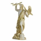 Zeus Greek God Jupiter Thunder Statue Figurine Gold Alabaster 7 08 