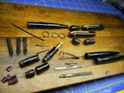 1940s Eversharp Skyline Parts 2 Complete Demi Caps Barrels Clip Parts Filler    