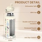 Xccme 32oz Pickleball Insulated Water Bottle For Women 32 Ounces 
