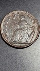 1723 Wood s Hibernia Half Penny Colonial Copper Coin