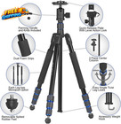 Apgl5 Professional 65 Ball Head Camera Video Photo Tripod With Quick Release