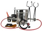 16 Kg Gas Metal Melting Furnace Kit Foundry Copper Crucible Tongs Gas Forge