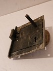  Railroad Caboose Or Passenger Brass Door Lock And Knob Obsolete