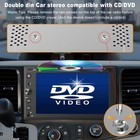 Inexaccessories Double Din Car Stereo Cd Dvd Player 7  Carplay Android Auto Bt