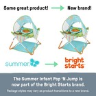 Bright Starts Pop  n Jump Portable Activity Jumper  Owl Forest