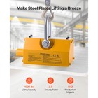 Uimoso Permanent Magnetic Lifter With 1320 Lbs Load Capacity  N42 Magnet