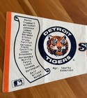 Mlb Detroit Tigers 1984 World Series Champions Vintage Felt Pennant Flag