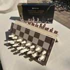 High Quality Foldable Chess Set Wooden Magnetic 12 Inch Chess Board