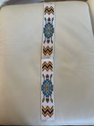 1 - Mini Multicolor Patterned Beaded  Strip Native American Design 20  X 2     14