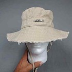 Jacquemus Le Bob Artichaut Bucket Hat Beige Cotton Drawcord One Size Ec Unisex