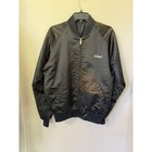 Vintage 80s Korea Sukajan Satin Bomber Jacket Sz L Military Red Dragon
