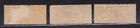 Western Australia Rare 1920-30 1d Red Long Swan X3 Fine Used  sd54 4 