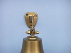 Antique Brass Finish Hanging Ship s Bell 6  - Nautical Bell - Made Of Aluminum 