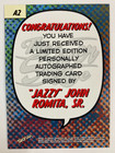 1998 Marvel The Silver Age A2 John Romita Autograph Chase Card Signed Auto