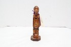 Alaska Black Diamond Raven Carved Totem Figure Signed Ray Moore 8 75 