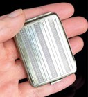 Vintage Sterling Silver Match Safe  Art Deco  Match Holder 