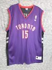 Vintage Toronto Raptors Jersey Mens Size 48 Xl Vince Carter  15 Champion 