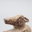 Native American Hand-carved Stone Armadillo Fetish Animal Totem 5  Rare Sf3
