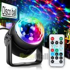 Rgb Disco Party Light Led Stage Ball Lights Ktv Strobe Dj Sound Activated Lamp