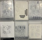 Stampin Up Christmas Stamp Lot 6 Sets Snowman Season Sincerely Santa