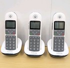 Motorola Cordless Telephone Cd5014  Digital With Answering Machine 4 Handsets