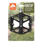 Aluminum Mountain Bicycle Pedals  Compact And Durable  Black