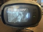 Panasonic Tr-005 Space Age Mid-century Modern Black White Tv Television Vintage