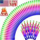 100pcs Led Foam Glow Sticks Light Up Flashing Wands Party Rave Wedding Bulk