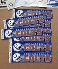 Nos Lot Of Vintage Indianapolis Colts Nfl Souvenir Bumper Sticker Decals Lot