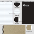 12 Pack Spiral Steno Pads  6 X 9  Gregg Rule  Black Steno Pad  Long Lasting - 80