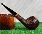 Luigi Viprati Large Rustic Apple Estate Pipe  9mm  - Italy