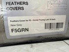 Mario Capasa   feathers Covers For F5   corner Facing Left 70     New Grey   f5grn   new 