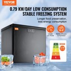 Vevor Chest Freezer 7 Cu ft   198 L Compact Deep Freezer   2 Removable Baskets